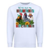 White let me check my giveashitometer nope nothing Premium Sweatshirt - AdoDesignShop