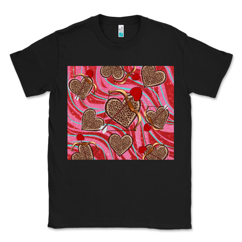 Valentine's Day Hearts Bow And Arrow Classic Tee by RanaPortraitStore | Teevron