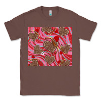 Chestnut valentine's day hearts bow and arrow Classic Tee - RanaPortraitStore
