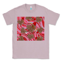 Lilac valentine's day hearts bow and arrow Classic Tee - RanaPortraitStore