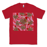 Red valentine's day hearts bow and arrow Classic Tee - RanaPortraitStore