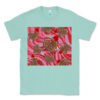 Seafoam valentine's day hearts bow and arrow Classic Tee - RanaPortraitStore