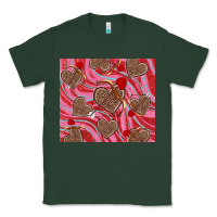 Sports Green valentine's day hearts bow and arrow Classic Tee - RanaPortraitStore