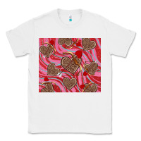 White valentine's day hearts bow and arrow Classic Tee - RanaPortraitStore