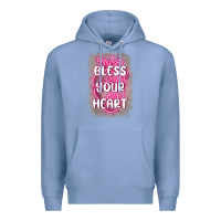Colony Blue bless your heart Premium Hoodie - MaliasSmallBusiness