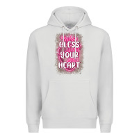 Dove Grey bless your heart Premium Hoodie - MaliasSmallBusiness