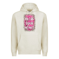 Oatmeal Heather bless your heart Premium Hoodie - MaliasSmallBusiness