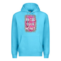 Ocean Blue bless your heart Premium Hoodie - MaliasSmallBusiness