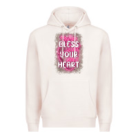 Pale Pink bless your heart Premium Hoodie - MaliasSmallBusiness