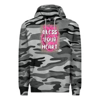 Slate Camo bless your heart Premium Hoodie - MaliasSmallBusiness