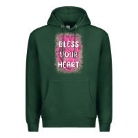 Sports Green bless your heart Premium Hoodie - MaliasSmallBusiness