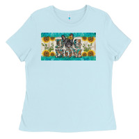 Baby Blue dog mom french  bulldog license plate template Ladies Tee - BarkalooDesign
