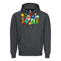 Smoke autism coffee cups Zipper Hoodie - Zillion Design Studio