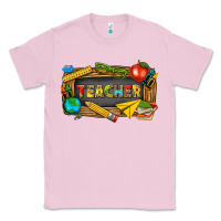 Bubblegum Pink teacher Classic Tee - texasbilliewilder