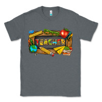 Charcoal Heather teacher Classic Tee - texasbilliewilder