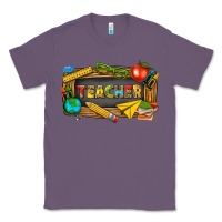 Lavender teacher Classic Tee - texasbilliewilder