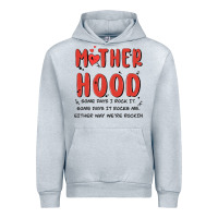Heather Grey motherhood some day i rock it Urban Hoodie - MaliasSmallBusiness