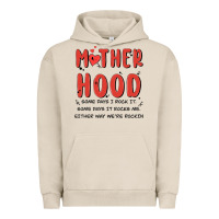 Pigment French Oak motherhood some day i rock it Urban Hoodie - MaliasSmallBusiness