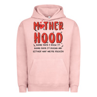 Pigment Salmon motherhood some day i rock it Urban Hoodie - MaliasSmallBusiness