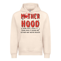 Sandshell motherhood some day i rock it Urban Hoodie - MaliasSmallBusiness