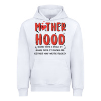 White motherhood some day i rock it Urban Hoodie - MaliasSmallBusiness