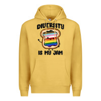 Antique Gold diversity is my jam Premium Hoodie - MaliasSmallBusiness
