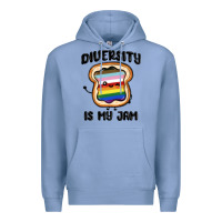 Colony Blue diversity is my jam Premium Hoodie - MaliasSmallBusiness