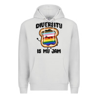Dove Grey diversity is my jam Premium Hoodie - MaliasSmallBusiness