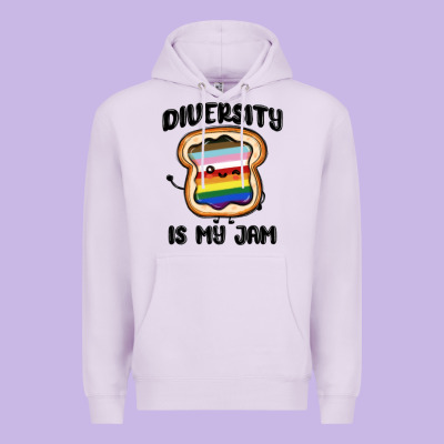 Diversity Is My Jam Premium Hoodie Designed By Maliassmallbusiness