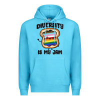 Ocean Blue diversity is my jam Premium Hoodie - MaliasSmallBusiness