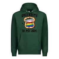 Sports Green diversity is my jam Premium Hoodie - MaliasSmallBusiness