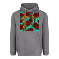 Storm leopard roses seamless pattern Heavyweight Hoodie - HRA Design Shop