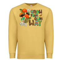 Antique Gold grow your own way Premium Sweatshirt - AdoDesignShop