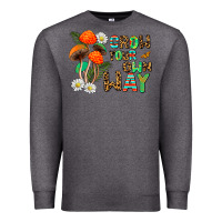 Charcoal Heather grow your own way Premium Sweatshirt - AdoDesignShop