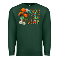 Sports Green grow your own way Premium Sweatshirt - AdoDesignShop