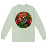 Matcha Baby Cow Christmas Long Sleeve Tee - RanaPortraitStore