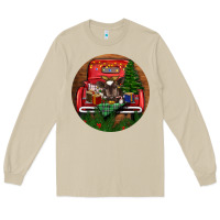 Mushroom Baby Cow Christmas Long Sleeve Tee - RanaPortraitStore