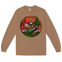 Toasted Coconut Baby Cow Christmas Long Sleeve Tee - RanaPortraitStore