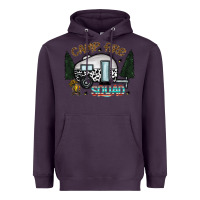 Plum camp fire squad Heavyweight Hoodie - CowhideDigitalArt