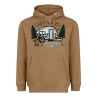 Toasted Coconut camp fire squad Heavyweight Hoodie - CowhideDigitalArt