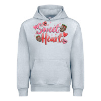 Heather Grey sweet heart Urban Hoodie - MaliasSmallBusiness