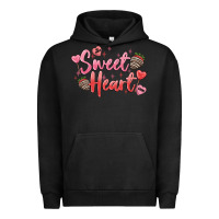 Pigment Black sweet heart Urban Hoodie - MaliasSmallBusiness