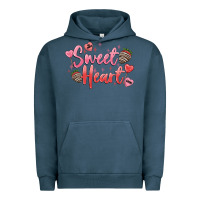 Pigment Midnight Navy sweet heart Urban Hoodie - MaliasSmallBusiness