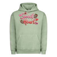 Pigment Oil Green sweet heart Urban Hoodie - MaliasSmallBusiness