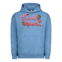 Pigment Pebble Blue sweet heart Urban Hoodie - MaliasSmallBusiness