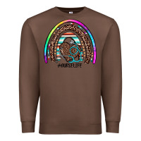 Chestnut nurse life rainbow Premium Sweatshirt - JahusDesignShop