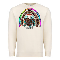 Sandshell nurse life rainbow Premium Sweatshirt - JahusDesignShop