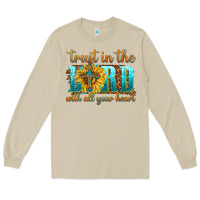 Mushroom trust in the lord with all your heart Long Sleeve Tee - texasbilliewilder