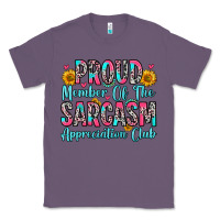 Lavender proud member of the sarcasm appreciation club Classic Tee - Zillion Design Studio