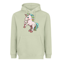 Matcha cute unicorn Heavyweight Hoodie - FaDigitalArtStudio
